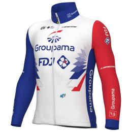 GROUPAMA-FDJ 2022 Winterjacke, für Herren, Größe L, MTB Jacke, Fahrradkleidung