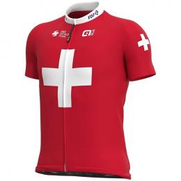 GROUPAMA-FDJ Schweizer Meister 2020 Kurzarmtrikot, für Herren, Größe S, Radtriko