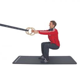 Gym Rings (Turnringe) aus Holz - inkl. Zubehör