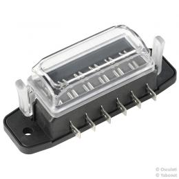 Halter für 6 Flachsicherungen