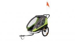 Hamax Traveller Kinderanhänger GREEN/GREY Angebot kostenlos vergleichen bei topsport24.com.