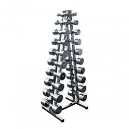 Hantel-Pyramide chrom (10 Paare) Angebot kostenlos vergleichen bei topsport24.com.