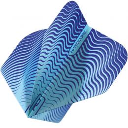 Hardcore Radical Blue Wave Shimmer Dart Flights