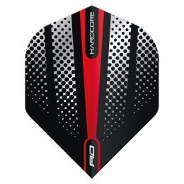 Hardcore Radical Red Flash Dart Flights