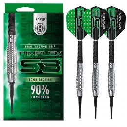 HARROWS Dimplex S3 Bomb 90% Softdarts 18g 23g