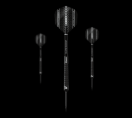 Harrows Supergrip 90 Black Edition Quick Point Steeldarts