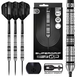 HARROWS Supergrip QP Tapered QUICK Point 90% Steeldarts 22g