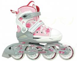 Head Inlineskate Girly (36.0-41.0 (L), rosa/weiß, 76/82A)