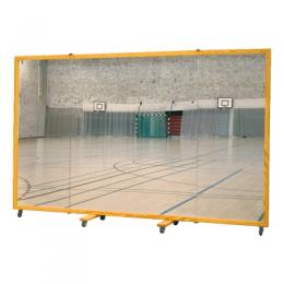 Heinen Spiegelwand, Mit Splitterschutzfolie
