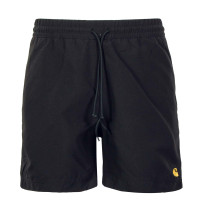 Herren Boardshort - Chase Swim Trunks - Black / Gold