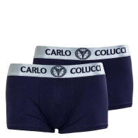 Herren Boxershorts - 2er-Pack Retro - Navy