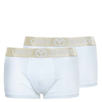 Herren Boxershorts - 2er-Pack Retro - White
