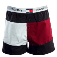 Herren Boxershorts - Woven Boxer Color Block - Black