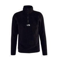 Herren Fleece - Glacier 1/4 Embr - Black