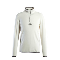 Herren Fleece - Glacier 1/4 Embr - Gardenia White