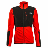 Herren Fleecejacke - Glacier Pro FZ - Fiery Red Black