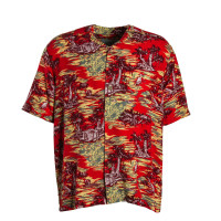 Herren Hemd - Bayou Sustainable Print - Red Sunset