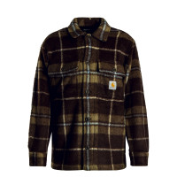 Herren Jacke - Manning Shirt - Check Dark Umber