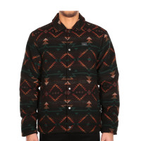 Herren Jacke - Santania - Petrol Red Brown