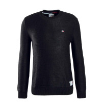 Herren Pullover - Reg Structured - Black