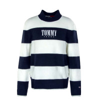 Herren Pullover - RLXD Serif Stripe Sweat - Navy