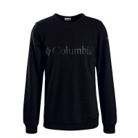 Herren Sweater - Columbia Logo Fleece Crew - Black
