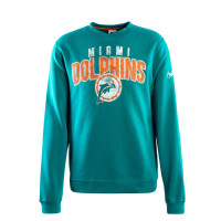 Herren Sweatshirt - Miami Dolphins Rewind Club Crew - Blue