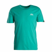 Herren T-Shirt - Basic T Small Logo- Atomic Green