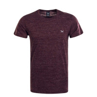 Herren T-Shirt - Chamisso - Maroon Melange
