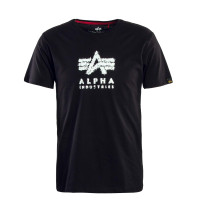 Herren T-Shirt - Grunge Logo - Black