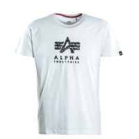 Herren T-Shirt - Grunge Logo - White