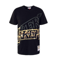 Herren T-Shirt - NBA Big Face Los Angeles Lakers - black