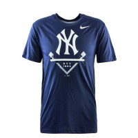 Herren T-Shirt - New York Yankees Icon Legend - Navy