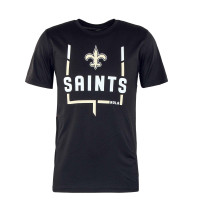 Herren T-Shirt - NFL New Orleans Saints - Black