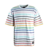 Herren T-Shirt - Pride Stripe Knit - White