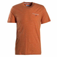 Herren T-Shirt - Reg Heathered Slub - Citrus Orange