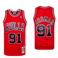 Herren Tank Top - NBA Swingman Jersey Chi Bulls D Rodm - red