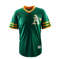 Herren Trikot - Oakland Athl. Replica Cooperstown Jersey - Green