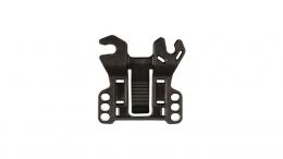 Herrmans Rail Adapter Snap-In SCHWARZ