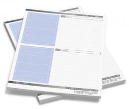 Hockey - DIN A4 Notizblock 50 Blatt