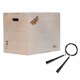 Holz Plyo Box + Speed Rope Set Angebot kostenlos vergleichen bei topsport24.com.