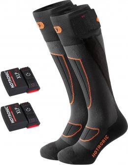 Hotronic Heat Socks Set XLP 1P Surround Comfort (35.0 - 38.0, anthrazit/orange)