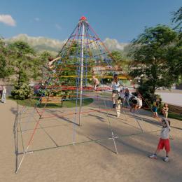 Huck Seilspielgeräte Seilpyramide 