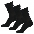 Hummel Fundamental Socks 3-Pack schwarz/weiss Größe 32-35