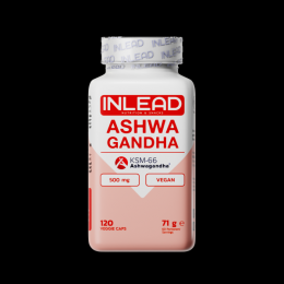 Inlead Ashwagandha KSM-66, 120 Caps