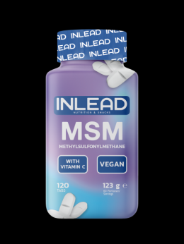 Inlead MSM + Vitamin C, 120 Tabs