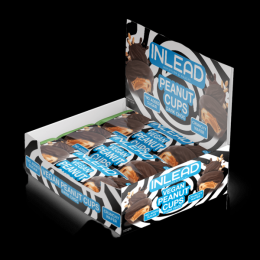 Inlead Peanut Cups Vegan Dark Choc, 15x 50g
