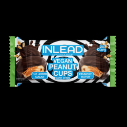 Inlead Peanut Cups Vegan Dark Choc, 50g MHD 12.06.2026
