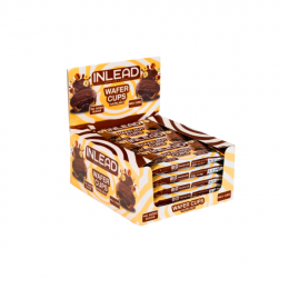 Inlead Wafer Cups Hazelnut Milk Choc, 15x 50g