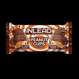 Inlead Wafer Cups Hazelnut Milk Choc, 50g